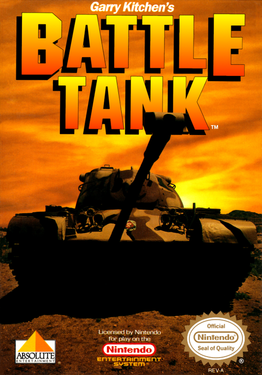 Garry Kitchen's Battletank (USA) box art